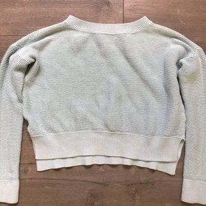 LOFT Long Sleeve Cropped Sweater